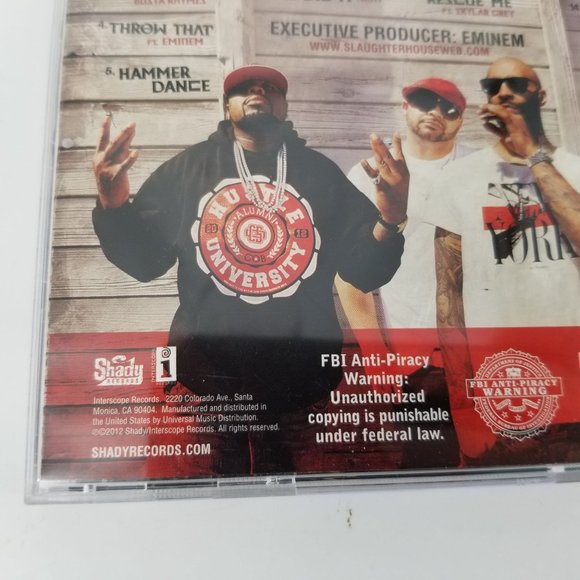 Welcome to Our House Slaughter Music CD Audio Eminem Shady 2012 Hammer Dance - Picture 7 of 9